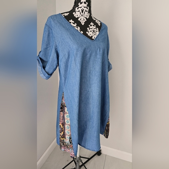 G. Kale denim dress. Size PXL - Picture 2 of 15